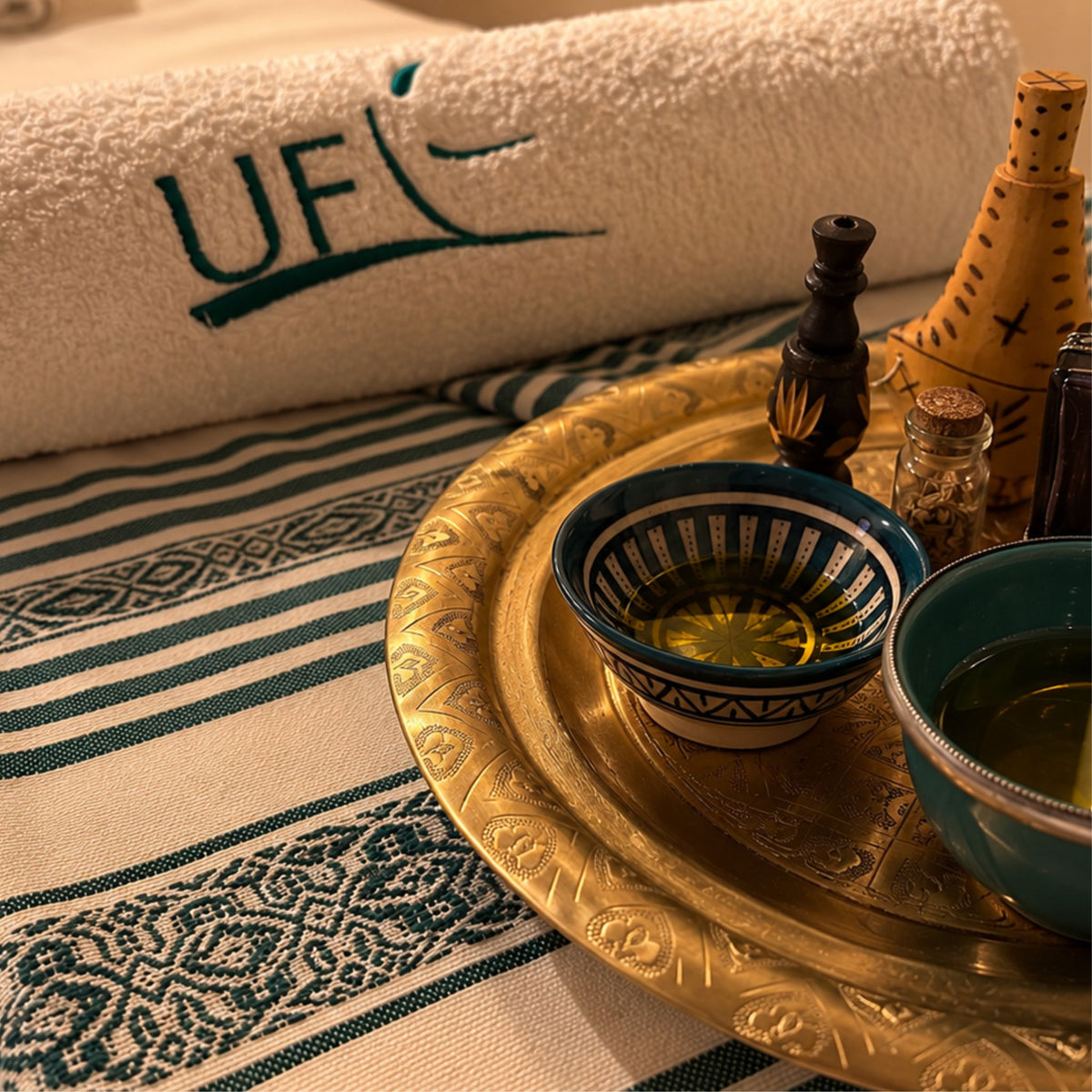 Massage tonifiant de 60 minutes dans un hammam familial à Marrakech